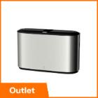 Tork Xpress® Multifold stainless steel hand towel dispenser Countertop H2 11.6x3 product photo