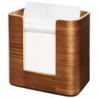 Tork Xpressnap® wooden napkin dispenser Walnut N4 19.3x20.3x13.6 cm brown product photo