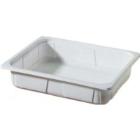 Duni plastic gastronorm container PP 1/2 GN 32.5x26.5x6 cm 4000 cc white product photo