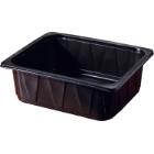 Duni plastic gastronorm container PP 1/2 GN 32.5x26.5x10 cm 6300 cc black product photo