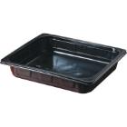 Duni plastic gastronorm container PP 1/2 GN 32.5x26.5x4 cm 2700 cc black product photo