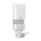 Tork Elevation zeep en handdesinfectie dispenser met armbeugel S4 wit Productfoto