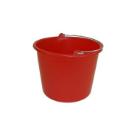 Plastic bucket 12L red Produktbild