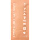 Duni verfrissingsdoekje kraft 6x13 cm Productfoto