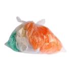 Afvalzak HDPE 60x60 cm 13my 34L transparant 25 per rol Productfoto