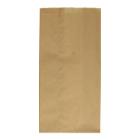 Papieren zak ersatz 2 pond 16+(2x5)x34 cm bruin met zijvouw Productfoto