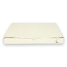 Pizzadoos karton 32x32x3 cm wit met aluminium binnenkant Productfoto