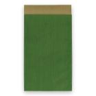 Paper bag kraft haberdashery 10x16 cm green product photo