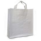 PP woven shopper tas 45x18x48 cm wit Productfoto