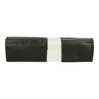 Waste bag LDPE 80x110 cm 50 my 140L black 20 per roll product photo
