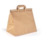 BioPak ecoecho®papieren Foldbag 32x21x34 cm bruin met twee hengsels Productfoto