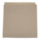 Papieren hamburgerzak vetvrij 15x15 cm bruin Productfoto