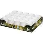 Bolsius Professional ReLight® refill kaars ø 5.2x6.4 cm wit 24 branduren Productfoto