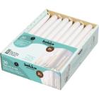 Bolsius gotische kaars ø 2.4x25 cm wit 8 branduren Productfoto