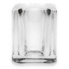 Bolsius Professional ReLight® candle holder Square 7x12.6 cm transparent product photo