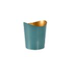 Duni metal candle holder Ripple 8 x ø 7 cm ocean teal product photo