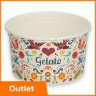 Gelato kartonnen ijsbeker PE 225 ml Productfoto
