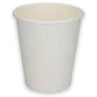 Cardboard coffee cup PE 10 oz ø 9 cm white product photo