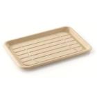 BePulp bagasse schaal rechthoek 46x30 cm creme Productfoto