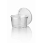 Plastic salad bowl PP ø11.5 cm 500 cc transparent product photo