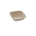 BePulp bagasse maaltijdbak vierkant 18.4x18.6x7.2 cm 750 ml creme Productfoto
