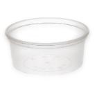Plastic salad bowl PP ø 11.5 cm 350 cc transparent product photo