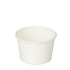 Kartonnen ijsbeker PE 4 oz / 120 ml ø 7.8 cm wit Productfoto
