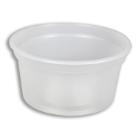 Plastic sausbakje PS ø 5.3 cm 25 cc transparant Productfoto