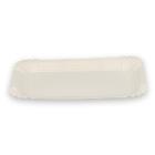 Kartonnen schaal ongevoerd rechthoek 10x16 cm wit Productfoto