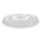 PLA deksel ø 9 cm met kruisgat transparant Productfoto