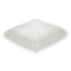 Crudipack plastic deksel APET vierkant 19x19 cm transparant tbv saladebak Productfoto