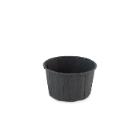 Round paper sauce cup ø 7 cm 4 oz / 120 ml black product photo