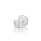 Plastic sauce container PVC ø 7.5 cm 80 cc transparent product photo