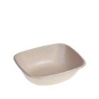 Bagasse maaltijdbak 19.5x17x5.5 cm 900 ml crème Productfoto