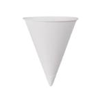 Paper cones cup with beaded rim 118 cc white product photo