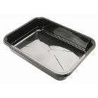 Plastic meal container PP H320 rectangle 30.9x24x6 cm 3300 cc black product photo