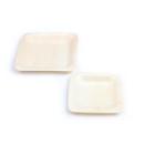 Wooden plate square 14x14 cm cream product photo