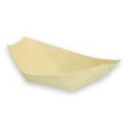 Wooden boat 11.5x7 cm natural product photo