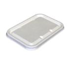 Bagasse deksel 18.7x13.1x1.1 cm tbv maaltijdbak 450/550/650/750 ml wit Productfoto