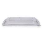 Plastic lid RPET rectangle 17.2x23.2x2.2 cm transparent for meal container product photo