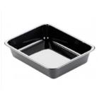 BioPak ecoecho® menu tray CPET rectangle 22.5x17.5x5.4 cm 1500 cc black product photo