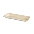 BioPak bagasse sushi tray Slim Long 225 ml brown product photo
