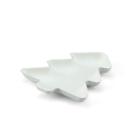 Bagasse tray Bagastro Christmas tree 14x11.5x1.5 cm white product photo
