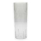 Plastic long drink glass PS 300 cc transparent product photo