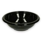 Plastic salad bowl RPET without lid ø 18.7 cm 750 cc black product photo