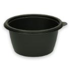 FastPac reusable plastic maaltijdbak PP ø 13x7 cm 500 cc zwart Productfoto