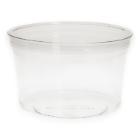 BioPak ecoecho Crystal Deli plastic salad bowl RPET ø 11.6 cm 500 cc transparent product photo