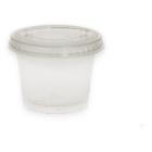 Plastic sauce container PLA ø 4.5 cm 30 cc transparent product photo