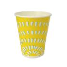 Cardboard milkshake cup Sunrise 300 ml yellow product photo