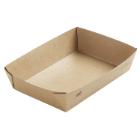 BioPak ecoecho® Viking Brick carton meal box PLA 20x14x4.5 cm 1100 cc brown product photo